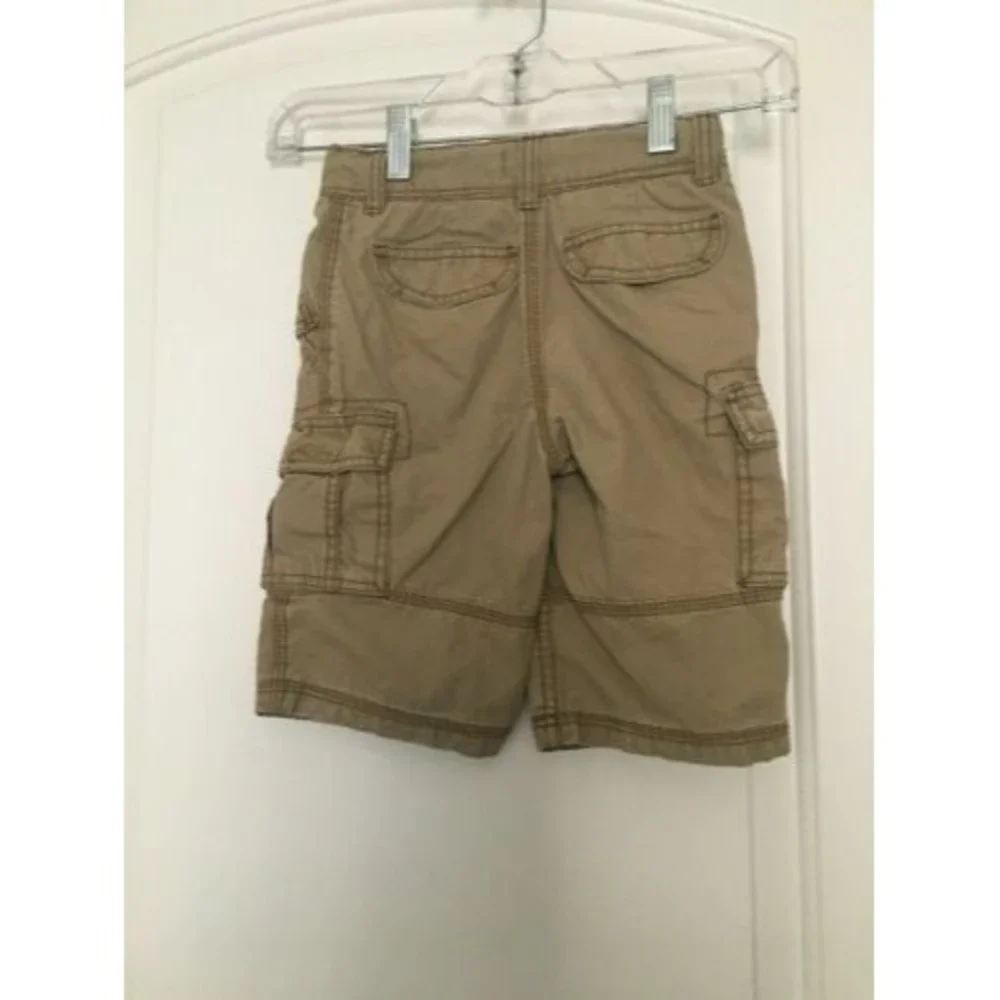 Oshkosh B'gosh Boys Khaki Brown Cargo Shorts Casual Wear Size 5